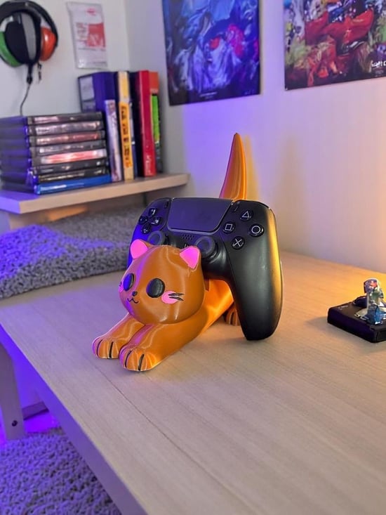 Pati Telefon ve Konsol Tutucu Kahverengi