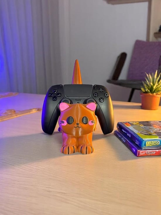 Pati Telefon ve Konsol Tutucu Kahverengi